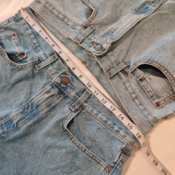 2 George Regular Denim Jeans Men 32X30 Blue Med Wash Straight Leg Pockets - Picture 9 of 13